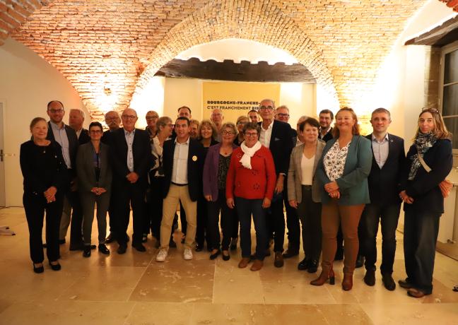 Lancement du premier service régional d’accompagnement à l’installation en Bourgogne-Franche-Comté, Saint-Loup-Géanges (71), mardi 1er octobre 2024 – Photo Océane Lavoustet