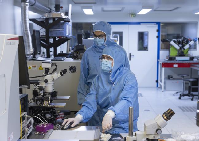 Salle blanche à FEMTO-ST Besançon - Photo DR