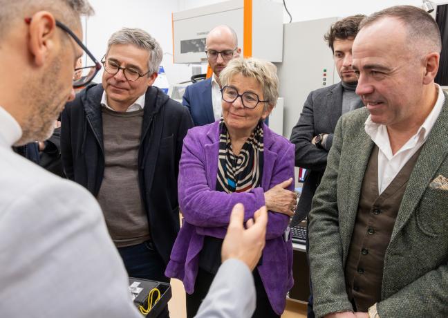 Présentation du projet SAMI. Photo : Xavier Ducordeaux