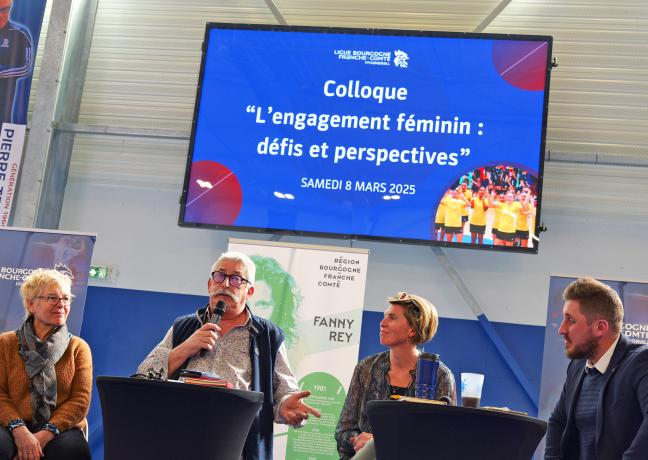 Marie-Albert Duffaut (président de la Ligue), Caroline Dabonnot (Vice-Présidente de la ligue), Matthieu Ginebert (conseiller régional en charge du sport) - Photo Gregory Lorenzini