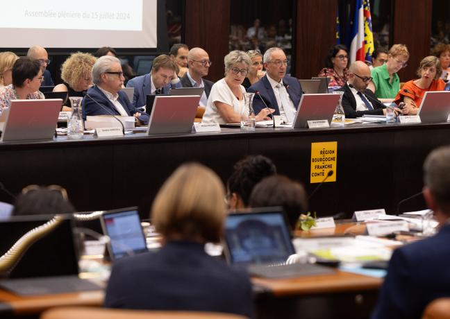 Assemblée plénière de la Région Bourgogne-Franche-Comté - Crédit Xavier Ducordeaux