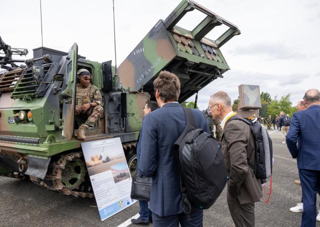 Journée découverte des opportunités de marchés dans l’industrie de la défense, jeudi 5 juin 2025, à Bourogne (Territoire-de-Belfort) - Photo Xavier Ducordeaux
