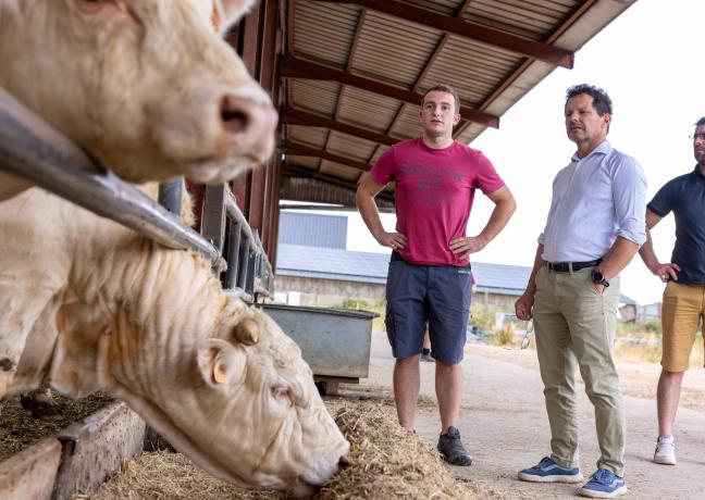 En augmentant la DJA, le président Jérôme Durain espère convaincre entre 400 et 500 jeunes agriculteurs à franchir le pas de l’installation. Photo : Xavier DUCORDEAUX