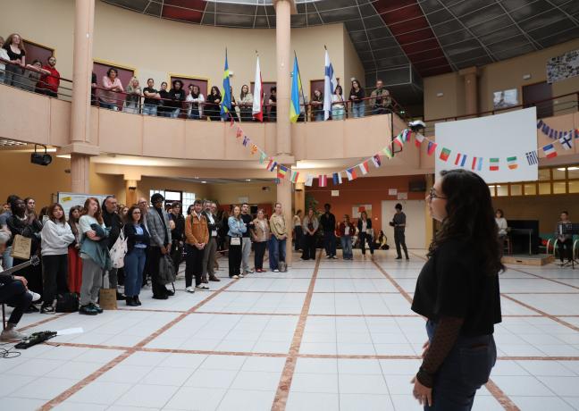 Journée de restitution des initiatives lycéennes lancées via dispositif régional OSE (Oser Semer ses Envies), jeudi 4 juin 2026 au lycée Charles de Gaulle, à Dijon - Photo Océane Lavoustet