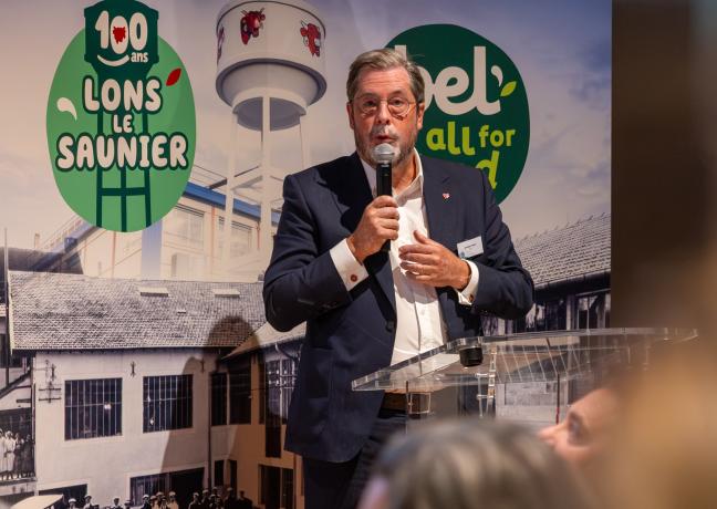 Antoine Fiévret, président du conseil d’administration du groupe Bel. Photo : Xavier Ducordeaux