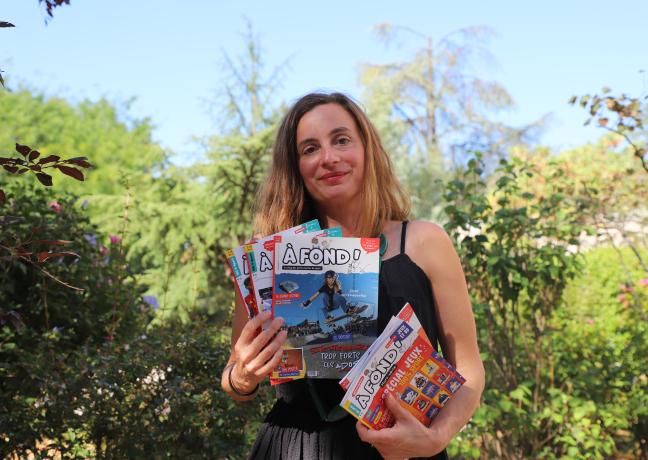 Myriam Alizon, fondatrice de l'entreprise « A fond ! » à Varzy (Nièvre) - Photo Océane Lavoustet
