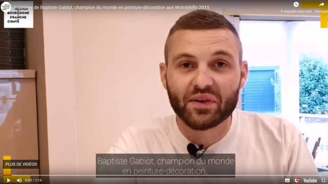 Baptiste Gabiot, un peintre en or