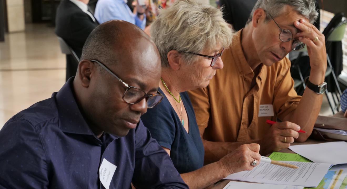 Atelier de coopération scientifiques-politiques en présence de Marie-Guite Dufay, présidente de la Région Bourgogne-Franche-Comté, mardi 12 septembre à  Dijon - Photos Steeve Cretiaux