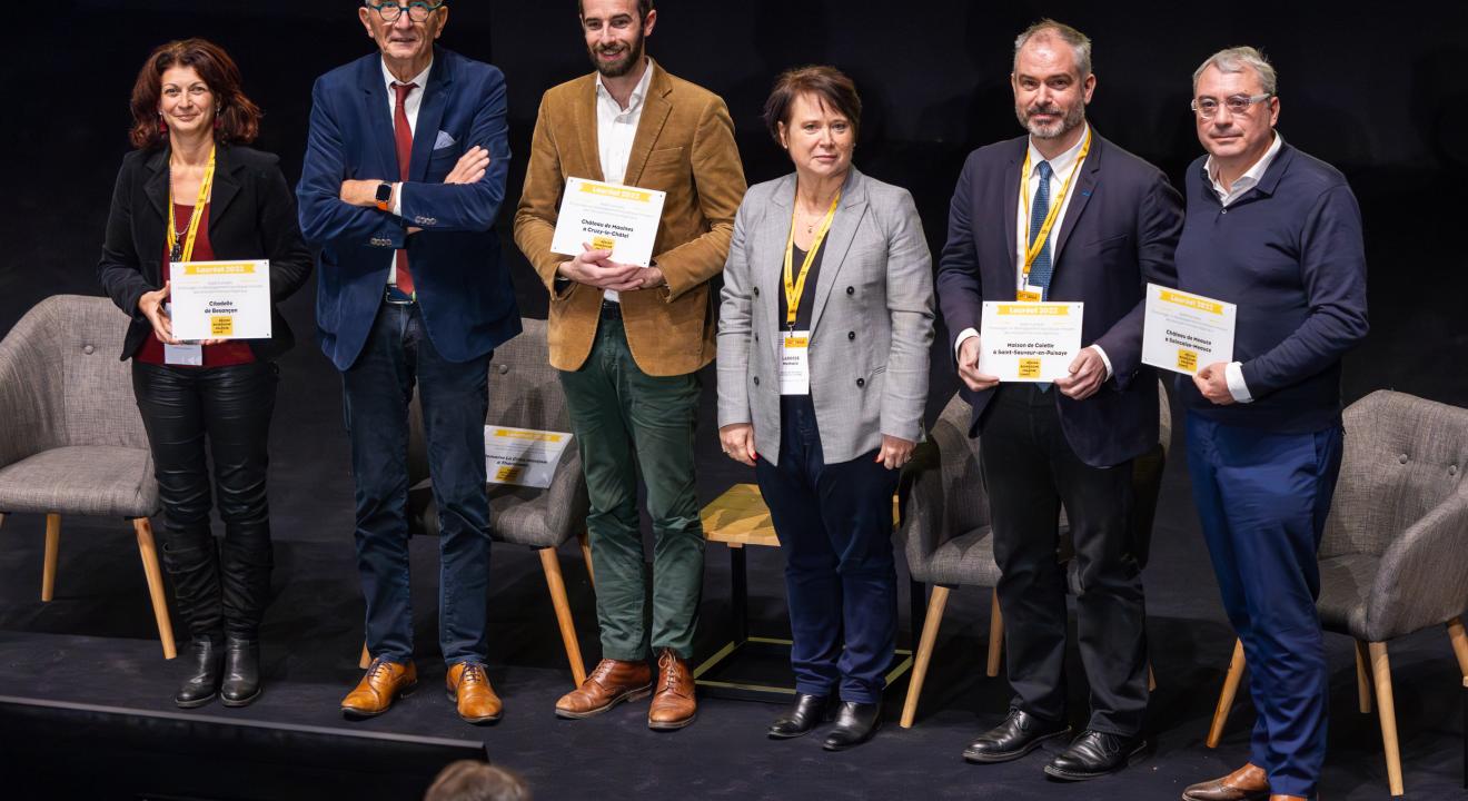 Les lauréats de l'appel à projets Tourisme & Patrimoine 2022. Photo : Xavier Ducordeaux