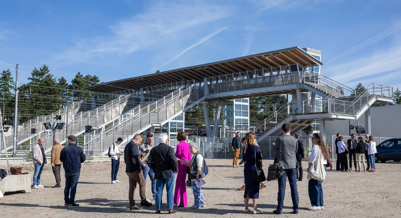 Inauguration de la gare de Mâcon après deux ans de travaux de mise en accessibilité, jeudi 21 mai 2026 - Photo Baptiste Paquot