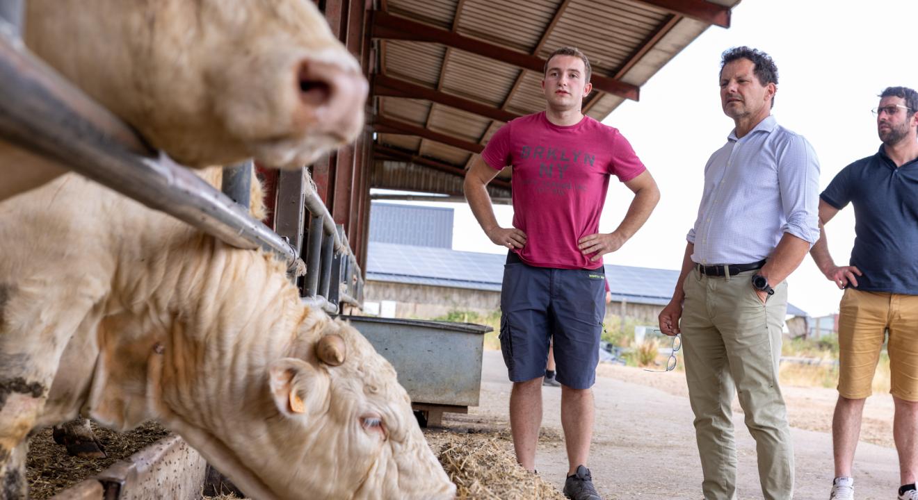 En augmentant la DJA, le président Jérôme Durain espère convaincre entre 400 et 500 jeunes agriculteurs à franchir le pas de l’installation. Photo : Xavier DUCORDEAUX