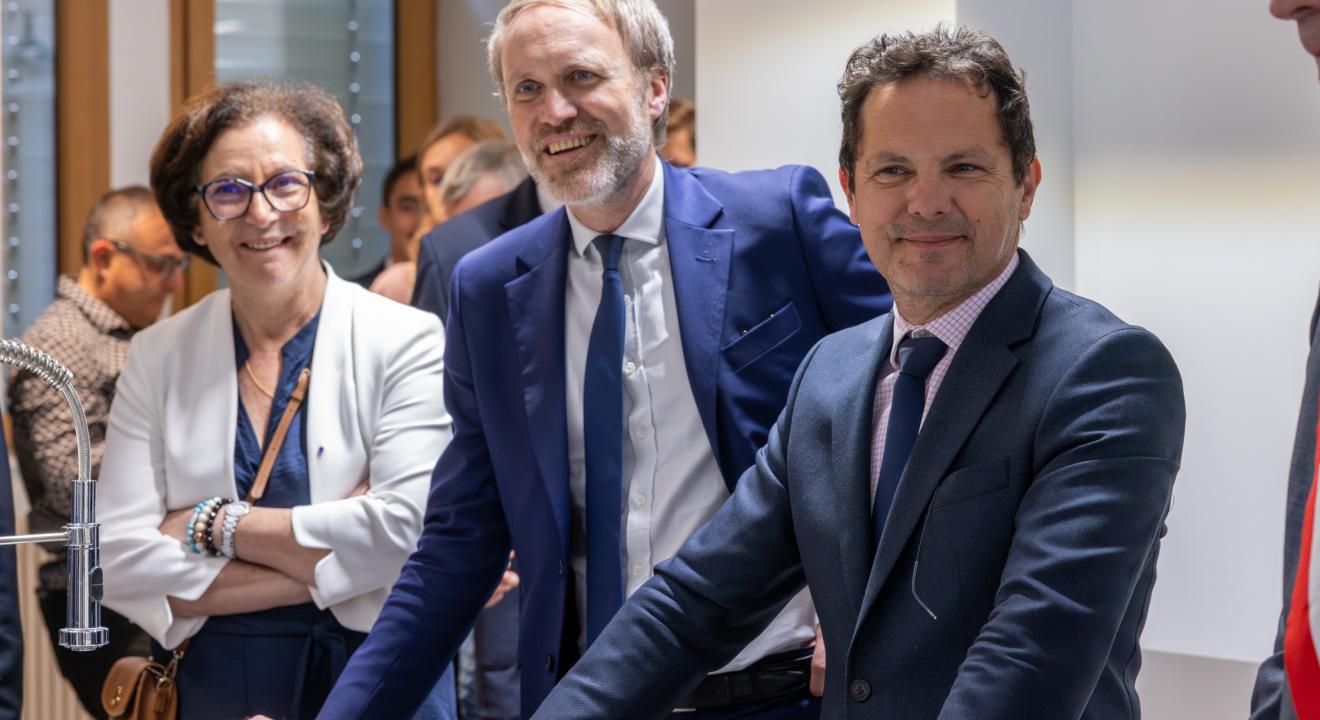 Signature de convention de partenariat pour renforcer l’offre de foncier économique entre la Région Bourgogne-Franche-Comté et la Banque des Territoires, vendredi 5 juin 2026 à Poligny - Photo Xavier Ducordeaux