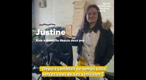 Témoignage de Justine, aide à domicile employée par l'association Amaelles - Domicile 90